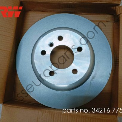 จานเบรก, น้ำหนักเบา, ระบายอากาศได้  หมายเลขชิ้นส่วน: 34216775287 6775287 TRW DF6617S