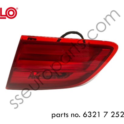 ไฟท้าย, ฝากระโปรงหลัง, ด้านขวา หมายเลขชิ้นส่วน: 63217252784 7252784 ULO 10 81 006