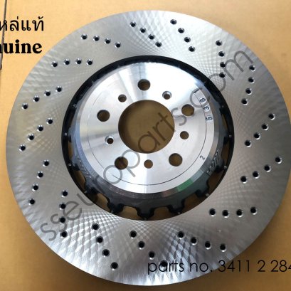 จานเบรกแบบมีช่องระบายความร้อนด้านขวา หมายเลขชิ้นส่วน:  34112284102 2284102