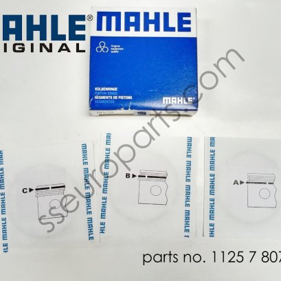 ชุดซ่อมแหวนลูกสูบ หมายเลขชิ้นส่วน: 11257807289 7807289 MAHLE