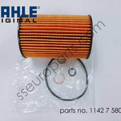 Oil Filter Part number: 11427580676 7580676 MAHLE OX353/7D