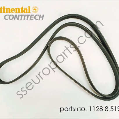 สายพานแบบซี่รูปตัววี หมายเลขชิ้นส่วน: 11288519128 8519128 Continental 6PK 1698