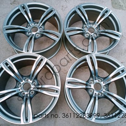 จานล้ออัลลอยด์แสงไฟสีเทา schiefer หมายเลขชิ้นส่วน: 36112283401 2283401