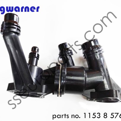 Thermostat housing with thermostat Part number: 11538576289 8576289 1153 8 576 289 Borgwarner 411701.88D