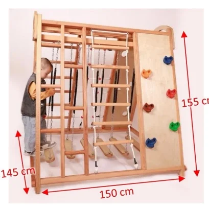 Jungle gym ปีนป่าย สไลเดอร์ playgym Size 155 (ไม่มีสไลเดอร์)