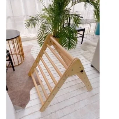 Foldable Pikler triangle สามเหลี่ยม arch ramp play gym ในร่ม ปีนป่าย ของเล่นเสริมพัฒนาการ (set)