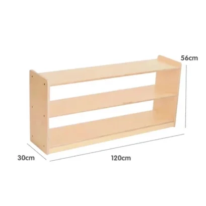โต๊ะกิจกรรม ชั้นวางของมอนเตสซอรี่ 3 ชั้น โต๊ะเด็ก เก้าอี้ เด็ก : ชั้นวาง