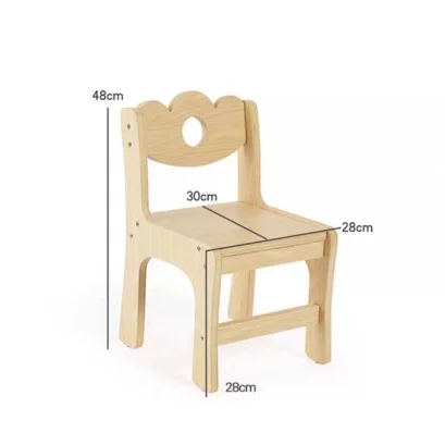 โต๊ะกิจกรรม ชั้นวางของมอนเตสซอรี่ 3 ชั้น โต๊ะเด็ก เก้าอี้ เด็ก : เก้าอี้