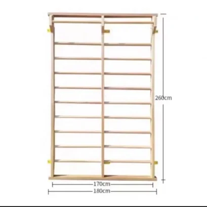 Alinda STALL BAR , WALL BAR fitness pilates training ปีนป่าย jungle gym (double frame)