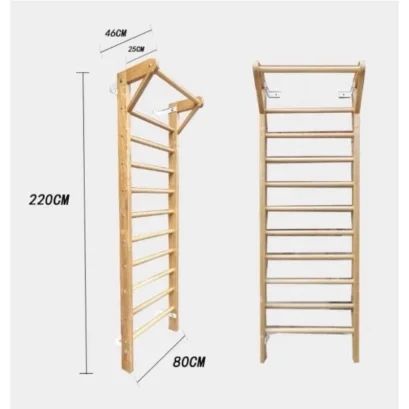 Alinda STALL BAR , WALL BAR fitness pilates training ปีนป่าย jungle gym (220 cm)