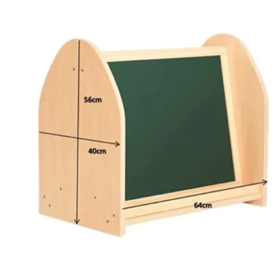 โต๊ะกิจกรรม ชั้นวางของมอนเตสซอรี่ 3 ชั้น โต๊ะเด็ก เก้าอี้ เด็ก : กระดานดำตั้งพื้น