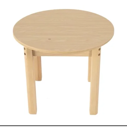 โต๊ะกิจกรรม ชั้นวางของมอนเตสซอรี่ 3 ชั้น โต๊ะเด็ก เก้าอี้ เด็ก : โต๊ะกลม