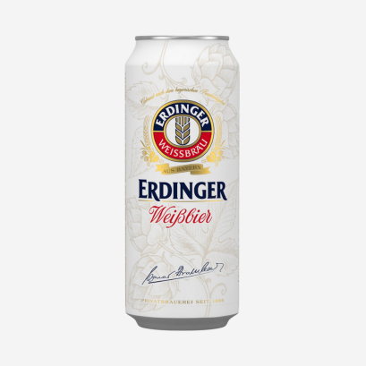 Erdinger Weissbier Can 500ml.