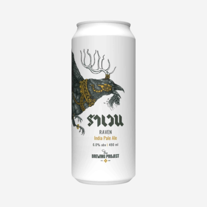 Raven India Pale Ale Can 490ml.