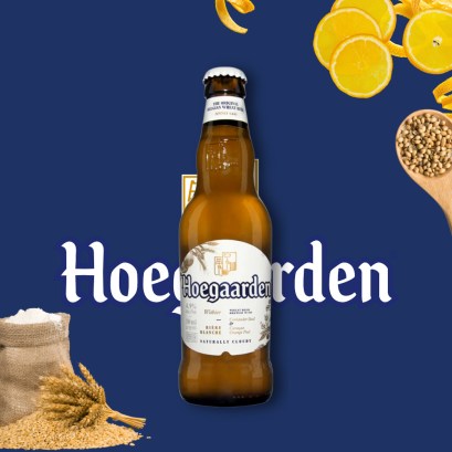 Hoegaarden White Bottle 330ml.