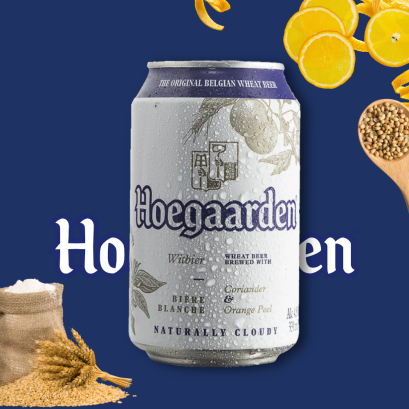 Hoegaarden White Can 330ml.