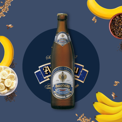 Arcobräu Gräfliches Brauhaus Weissbier Hell 500ml.