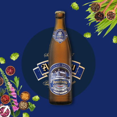 Arcobräu Gräfliches Brauhaus Winterbier Hell  500ml.