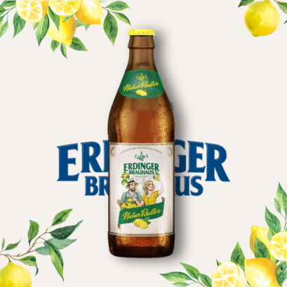 Erdinger Brauhaus Natur Radler 500ml.