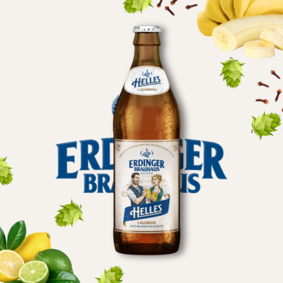 Erdinger Brauhaus Original Helles Lagerbier 500ml.