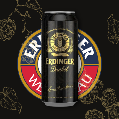 Erdinger Dunkel Can 500ml.