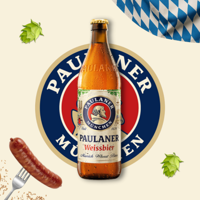 Paulaner Hefe-Weissbier 500ml.