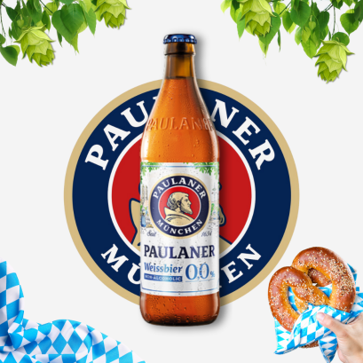 Paulaner Weissbier 0.0% 500ml.