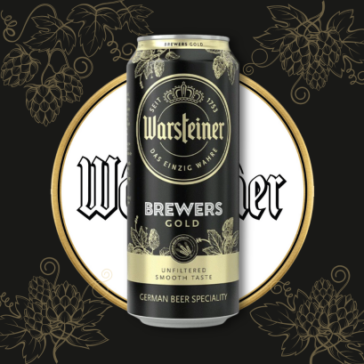 Warsteiner Brewers Gold 500ml.