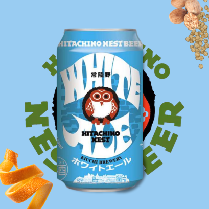 Hitachino Nest Beer White Ale Can 350ml.