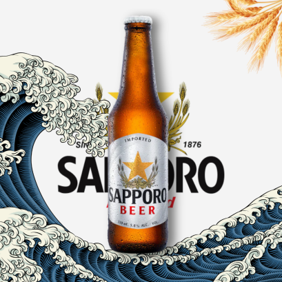 Sapporo Beer 640ml.