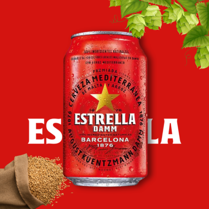 Estrella Damm Barcelona Can 330ml.
