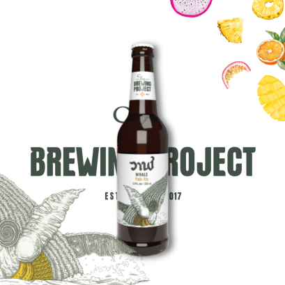 Whale Pale Ale Bottle 330ml.