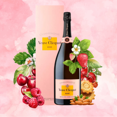 Veuve Clicquot Ponsardin Brut Rose 750ml.(With Box)