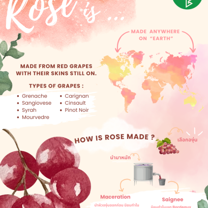 "ไวน์โรเซ่ (Rosé Wine)