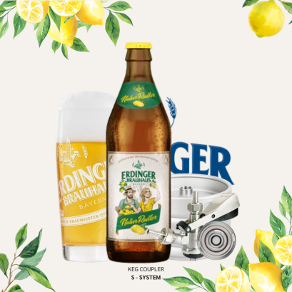 Erdinger Brauhaus Natur Radler 30L