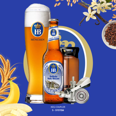 Hofbr&auml;u Hefe Weizen 24L.