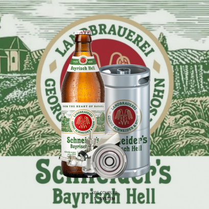 Schneider Weisse Bayrisch Hell Lager Beer 20L.