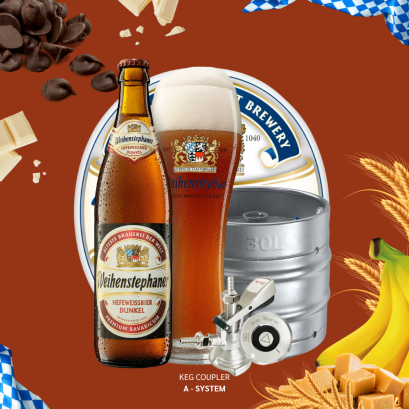 Weihenstephan Hefe-Weissbier Dunkel Beer 30L.