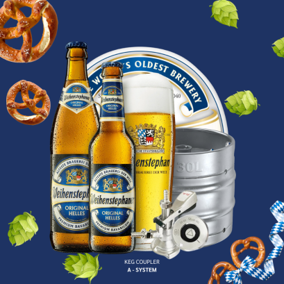 Weihenstephan Hefe-Weissbier Wheat Beer 30L.