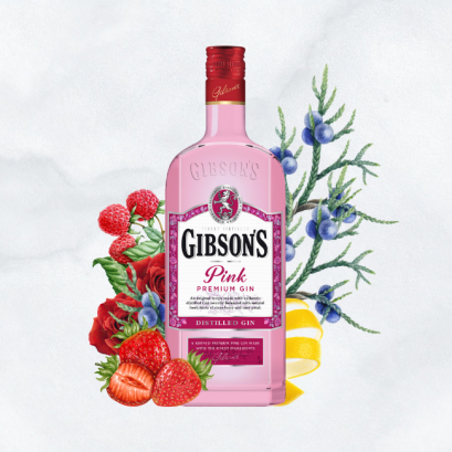 Gibson's Pink Gin 700ml.