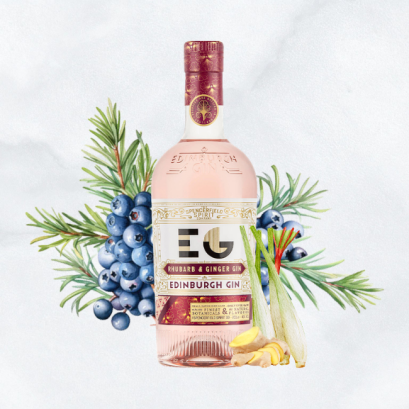 Rhubarb &amp; Ginger Liqueur 750ml.