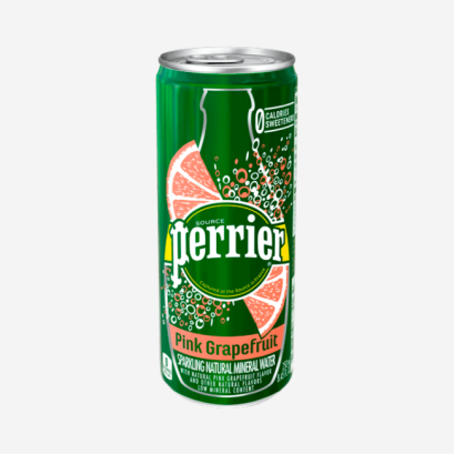Perrier Pink Grapefruit Can 250ml.