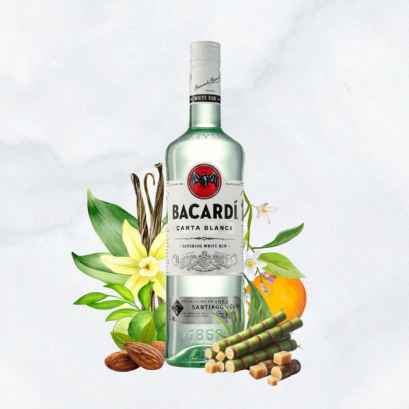 Bacardi White Rum 750ml.