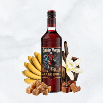 Captain Morgan Dark Rum 750ml.