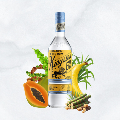 Kingston 62 White Jamaica Rum 750ml.