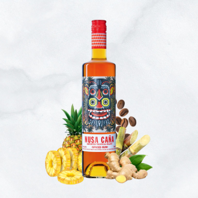 Nusa Cana Spiced Island Rum 700ml.