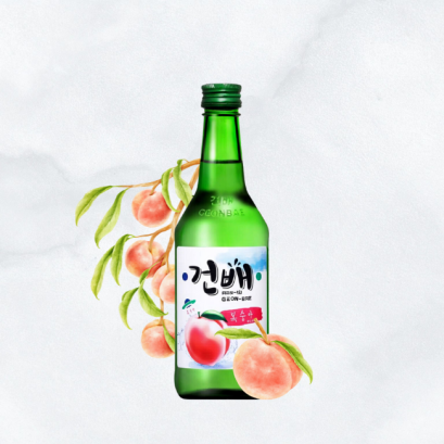 GEON-BAE Peach 360ml.
