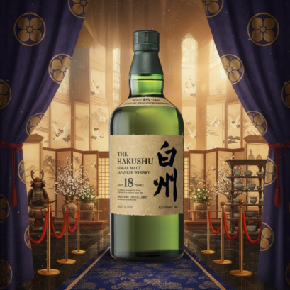 Hakushu 18 Year Old Japanese Whisky 700ml.