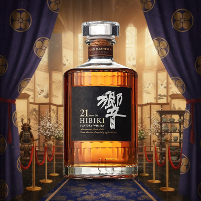 Hibiki 21 Year Old Whisky 700ml.