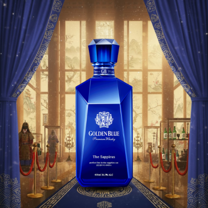 Golden Blue The Sappirus Whisky 450ml.